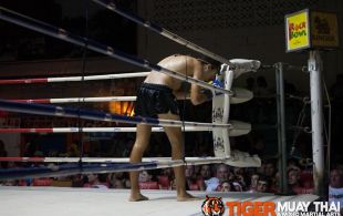 Eric Braech fights at Patong stadium in Phuket, Thailand, Monday, May. 13, 2013. (Photo by Mitch Viquez Â©2013)