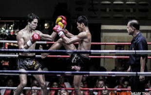 Tiger Muay Thai & MMA Training Camp Guest Fights February 3rd, 2014 including Matt Te Pa, Ncedo Dombor and Tiger Muay Thai Trainer Chainarit at Patong Stadium in Phuket, Thailand.