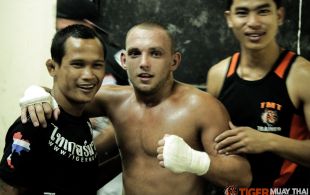 Tiger Muay Thai & MMA Training Camp Guest Fights January 27th, 2014 including Nick Platt, Craig Derbyshire at Patong Stadium in Phuket, Thailand Â©SamKearney
