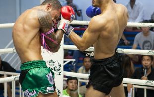 ÃaÄan Atakan fights at Bangla stadium in Phuket, Thailand, Wednesday, Jul. 17, 2013. (Photo by Mitch Viquez Â©2013)