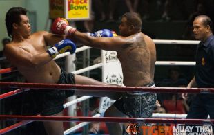 Raj Jaswani fights at Patong Sainamyen Road stadium in Phuket, Thailand, Thursday, Jul. 25, 2013. (Photo by Mitch Viquez Â©2013)