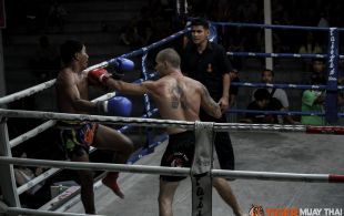 Tiger Muay Thai & MMA Training Camp Guest Fights March 4th, 2014 including Dillon Croush,  Tiger Muay Thai Fighters Kom and Pie at Suwit Stadium in Phuket, Thailand.