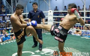 Mario Marin fights at Bangla Stadium in Phuket, Thailand, Wednesday, May. 22, 2013. (Photo by Mitch Viquez Â©2013)