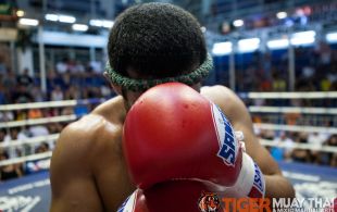 Majid Fallam fights at Bangla Stadium in Phuket, Thailand, Wednesday, May. 8, 2013. (Photo by Mitch Viquez Â©2013)